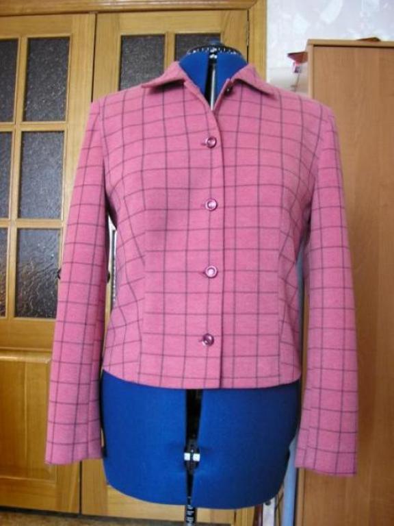 Жакет из ворсового трикотажа