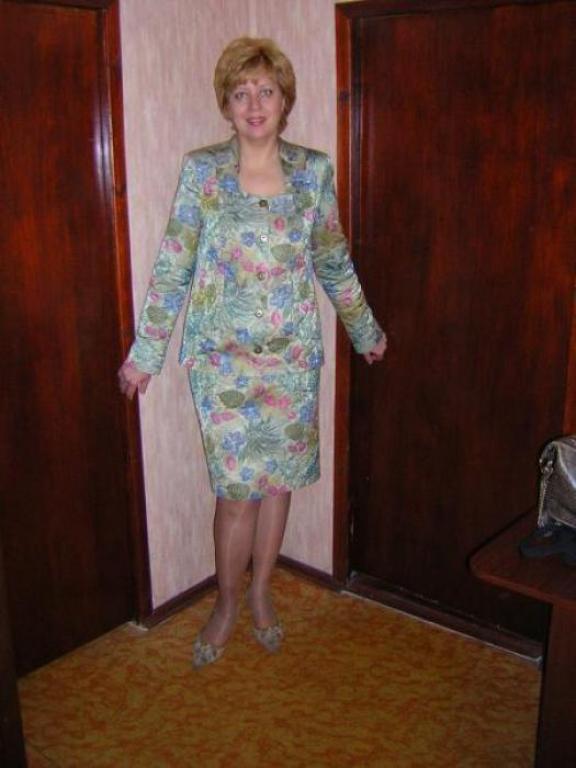 костюм из жаккардовой ткани