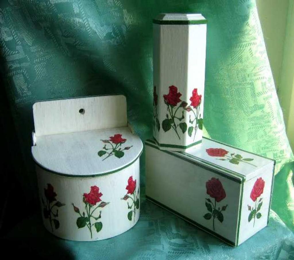 Декупаж. Коробочки.