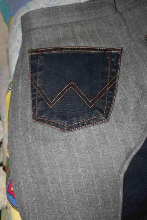 Серая юбка - карман