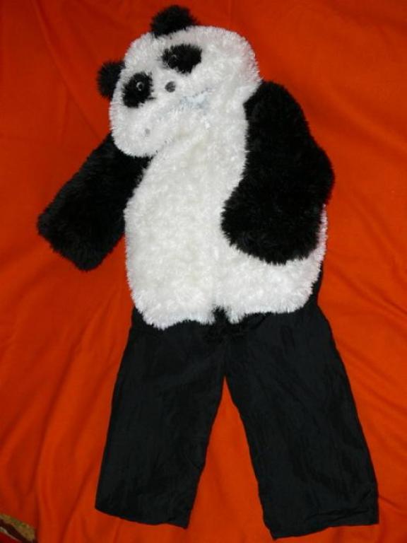 Курточка-панда вязаная