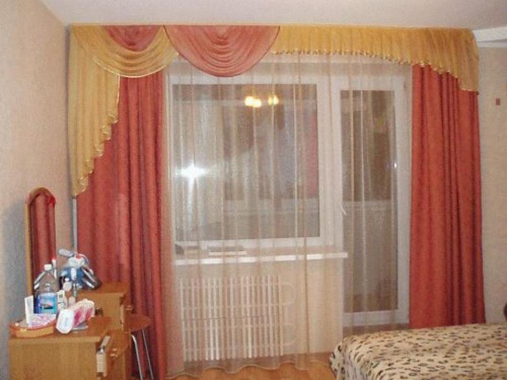 спальня в терракоте