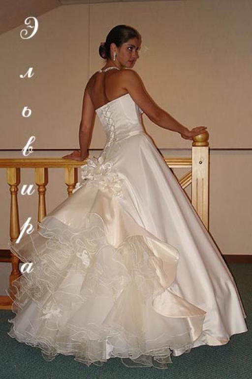 Юбка у свадебного платья