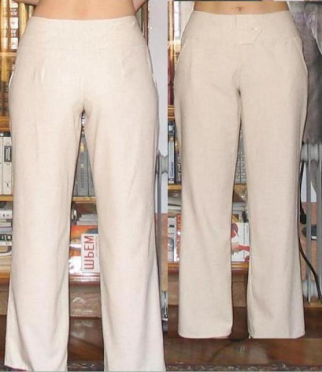 Льняные брюки