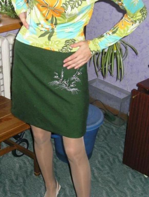 Юбка с кошками