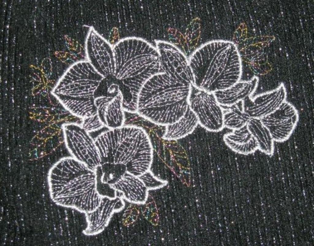 Вышивка на трикотаже