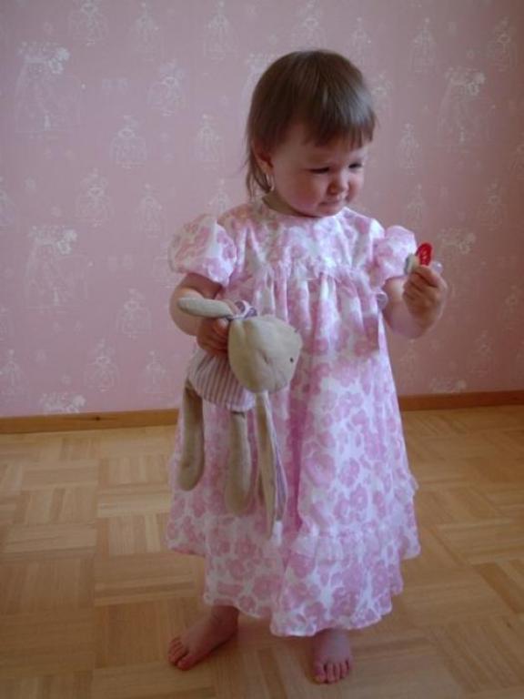 Нарядное платье по выкройке 60-х.