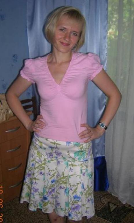 Юбка со встречными складками