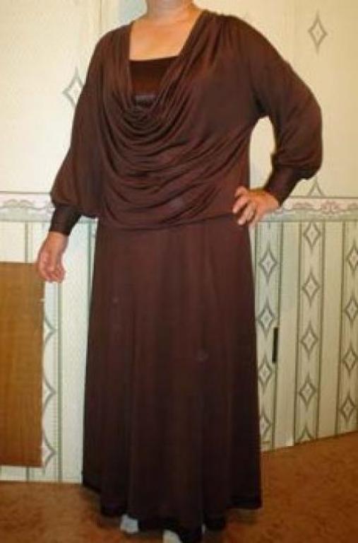 Платье трикотажное