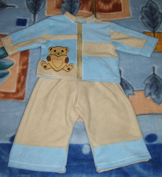 костюм из остатков флиса