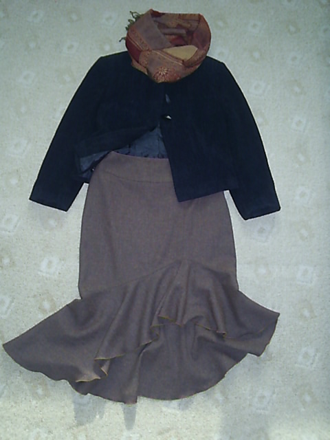 Один жакет+три юбки