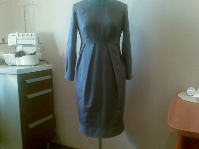 платье с эффектом "старости"