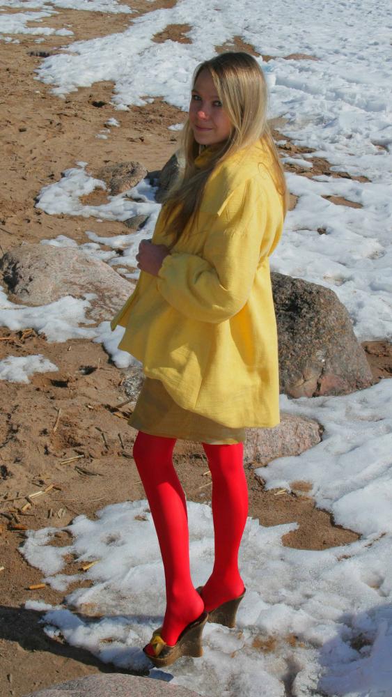 куртка и платье