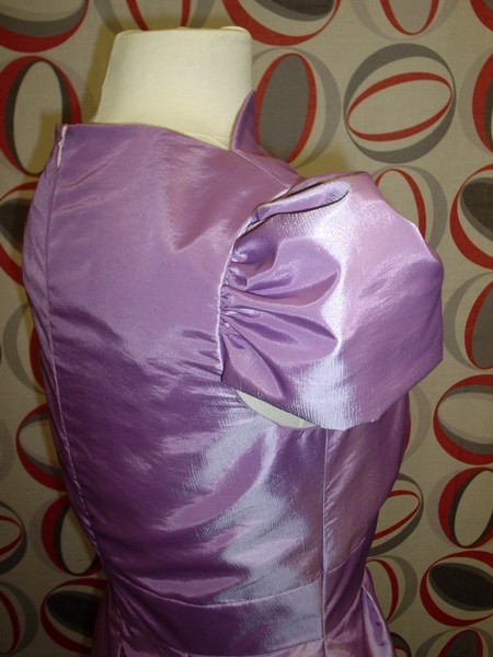 Лиловое платье