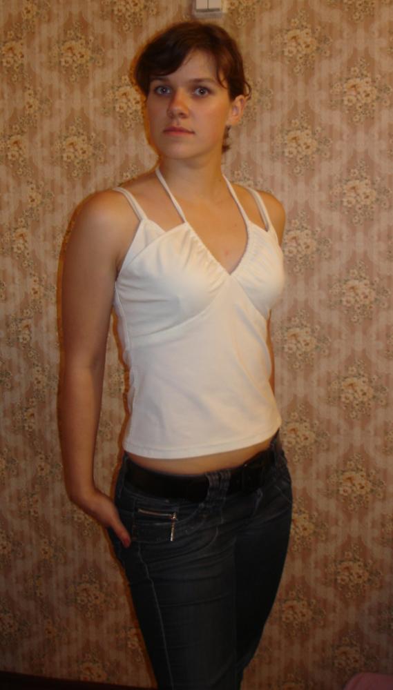 топ с двойными чашечками