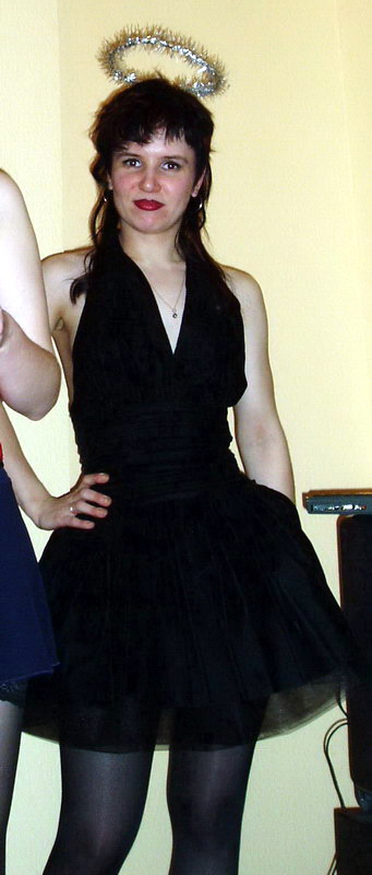 Платье из бархата