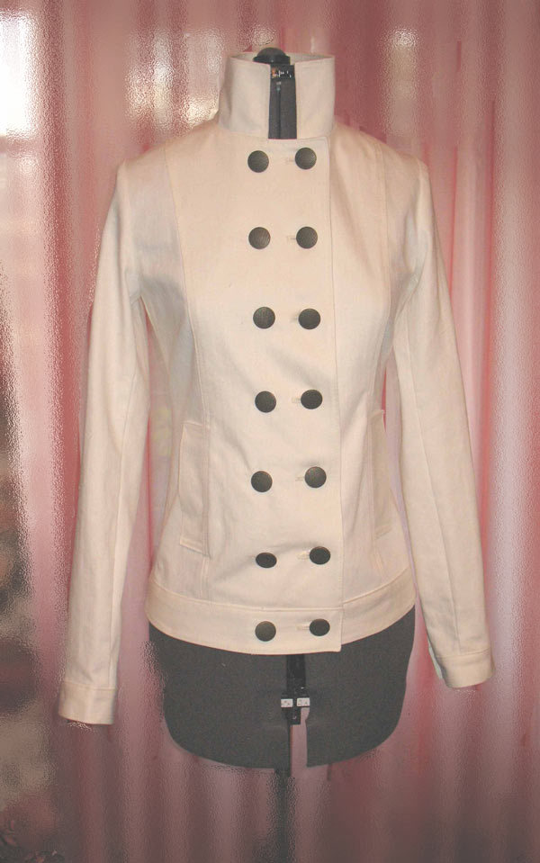 Жакет из плотного хлопка