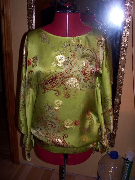 шелковая блузка