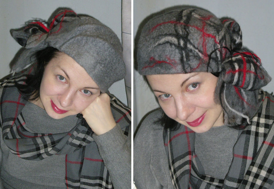 Шляпка валяная