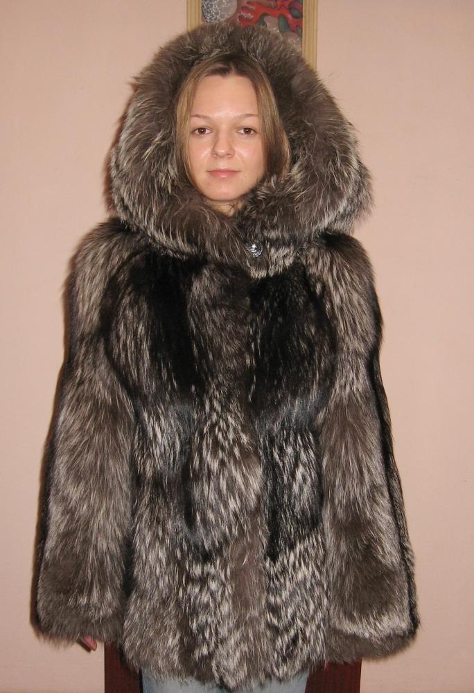 шуба из чернобурки