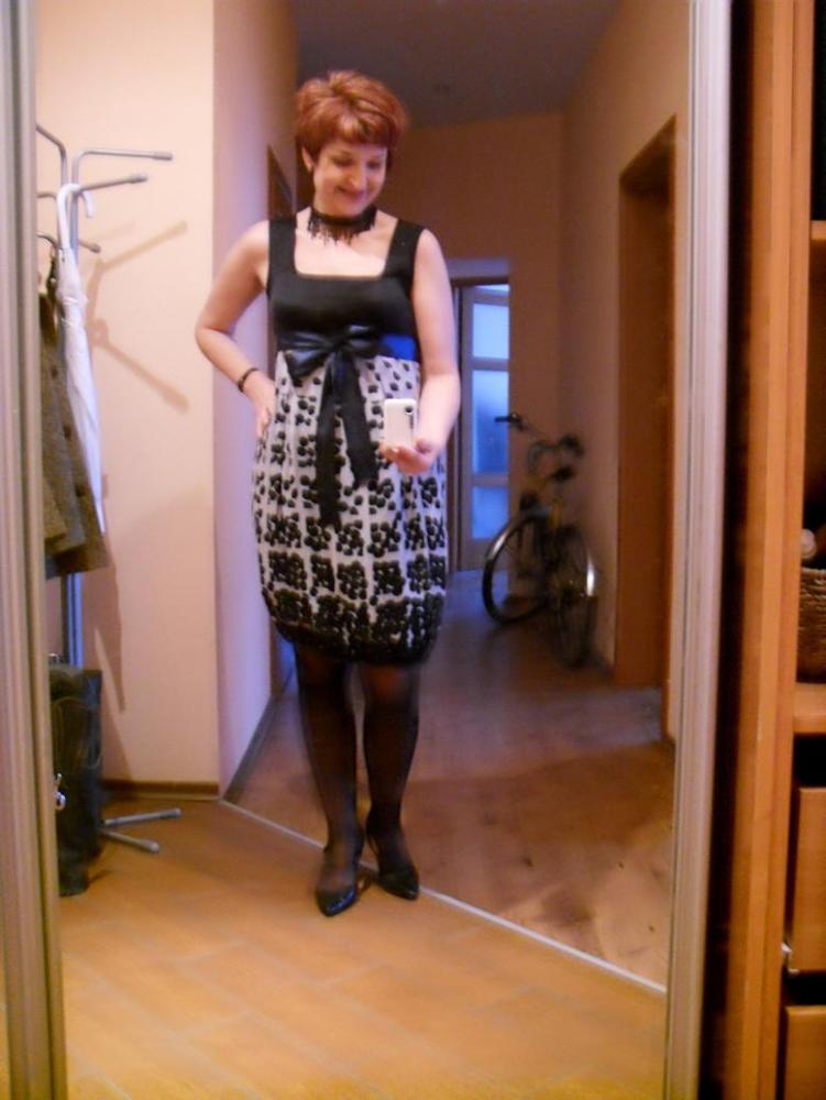 Платье из шифона-купона