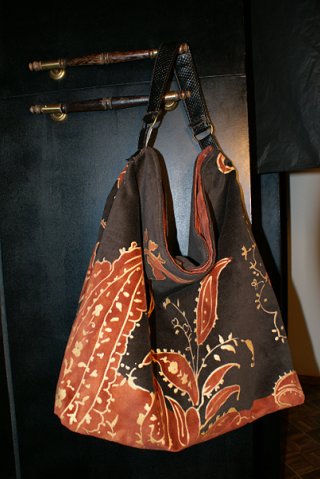 сумка из бархата