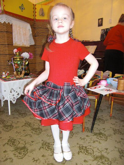 Платье к празднику в детском саду