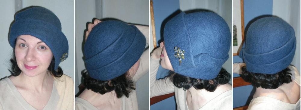 Шляпка валяная