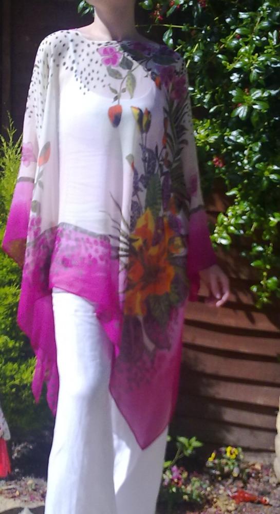 Туника из купона " Кензо"