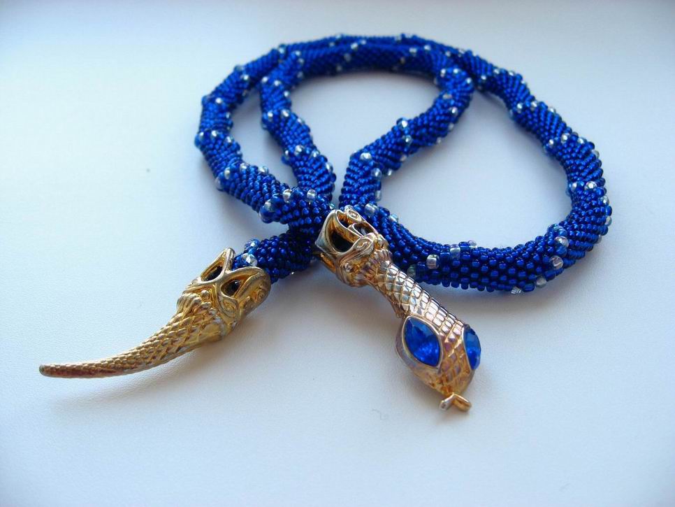 Моя вязаная змейка