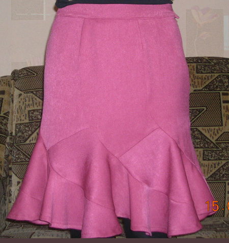 Спиральная юбка