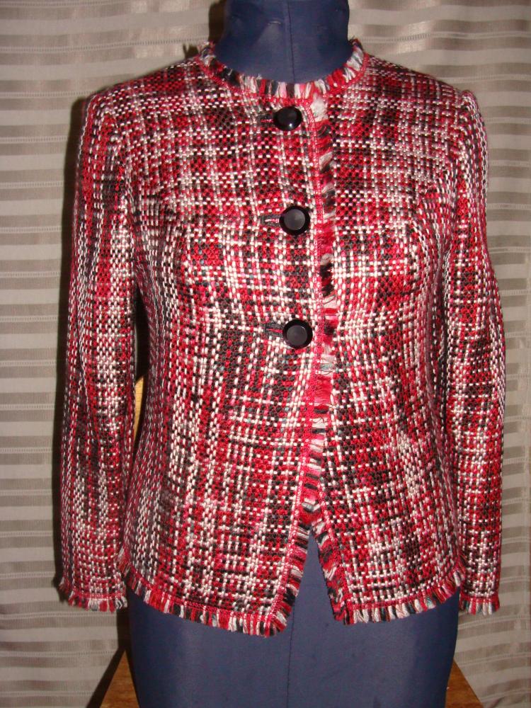 шерстяной жакет без подкладки