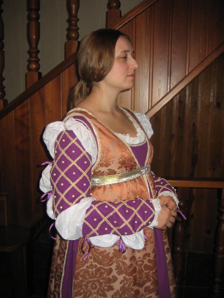 Итальянское платье 15 века