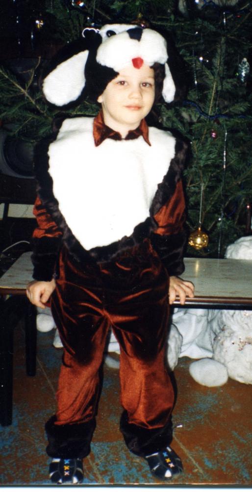 Новогодний костюм "щенок Пиф"