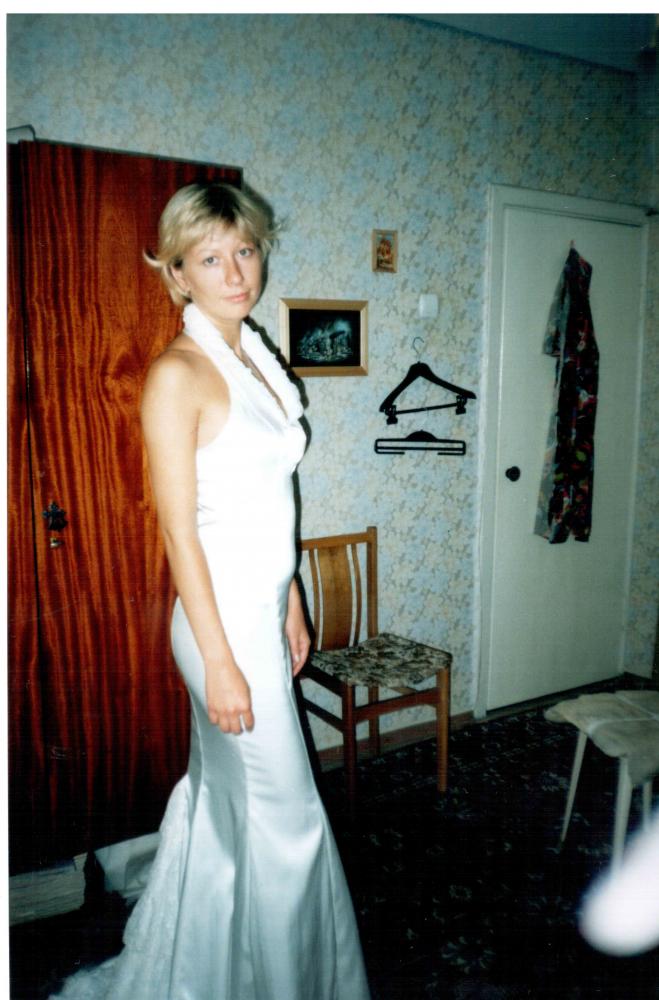 Свадебное платье со шлейфом