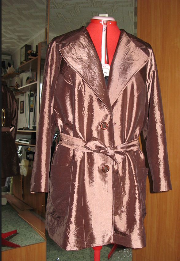 Тренч из журнала Бурда № 4-1998, мод 121В