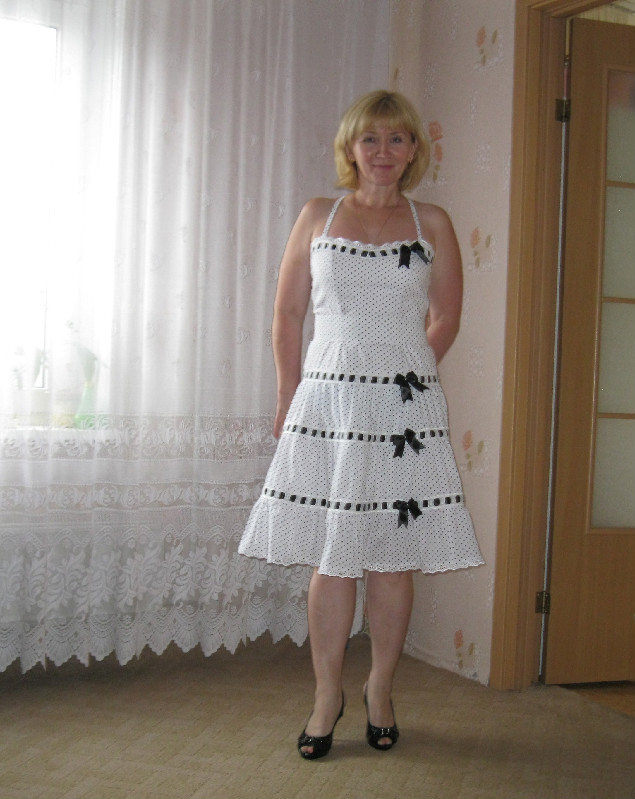 платье от Зоряночки, сшитый в рамках июньского месячника