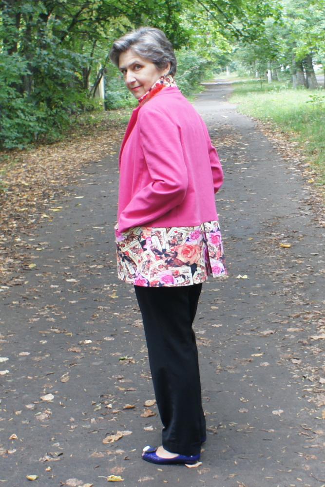 Комбинированный жакет