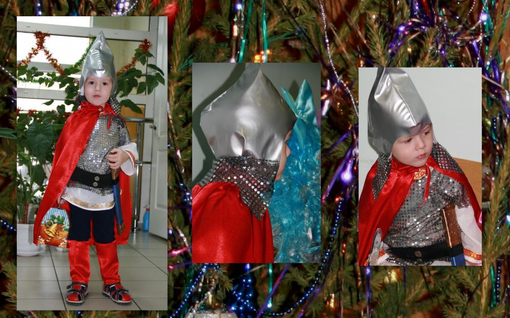 Детский Новогодний костюм - Богатырь