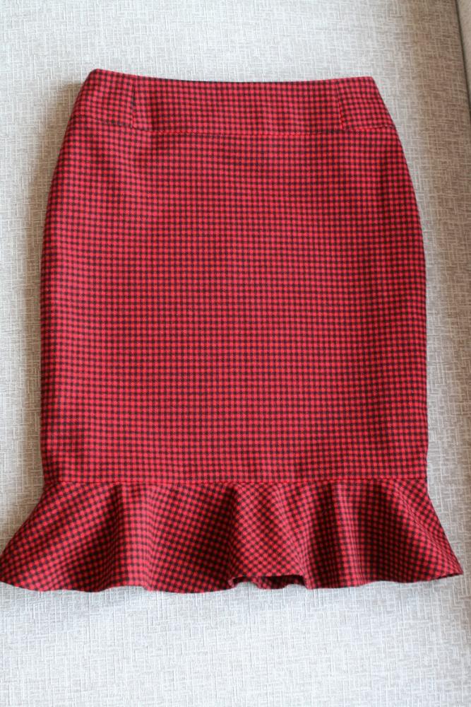 юбка из шерсти