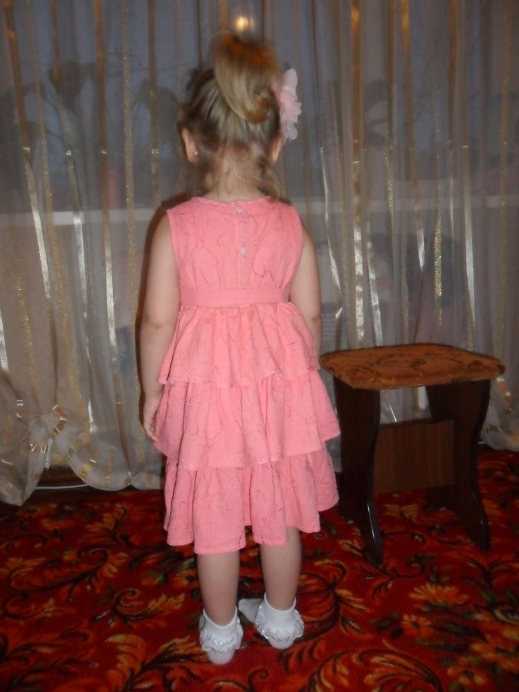 Платье из льна-стрейча