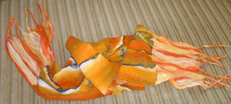 Шарф "Весеннее настроение"