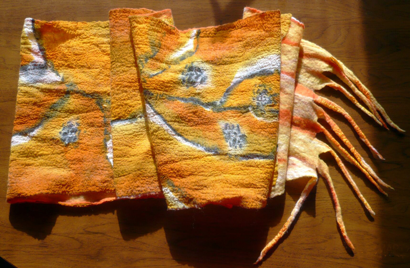 Шарф "Весеннее настроение"