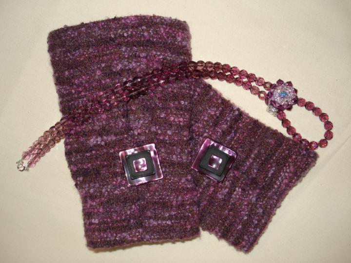 Фиолетовая вспышка.. к платью...