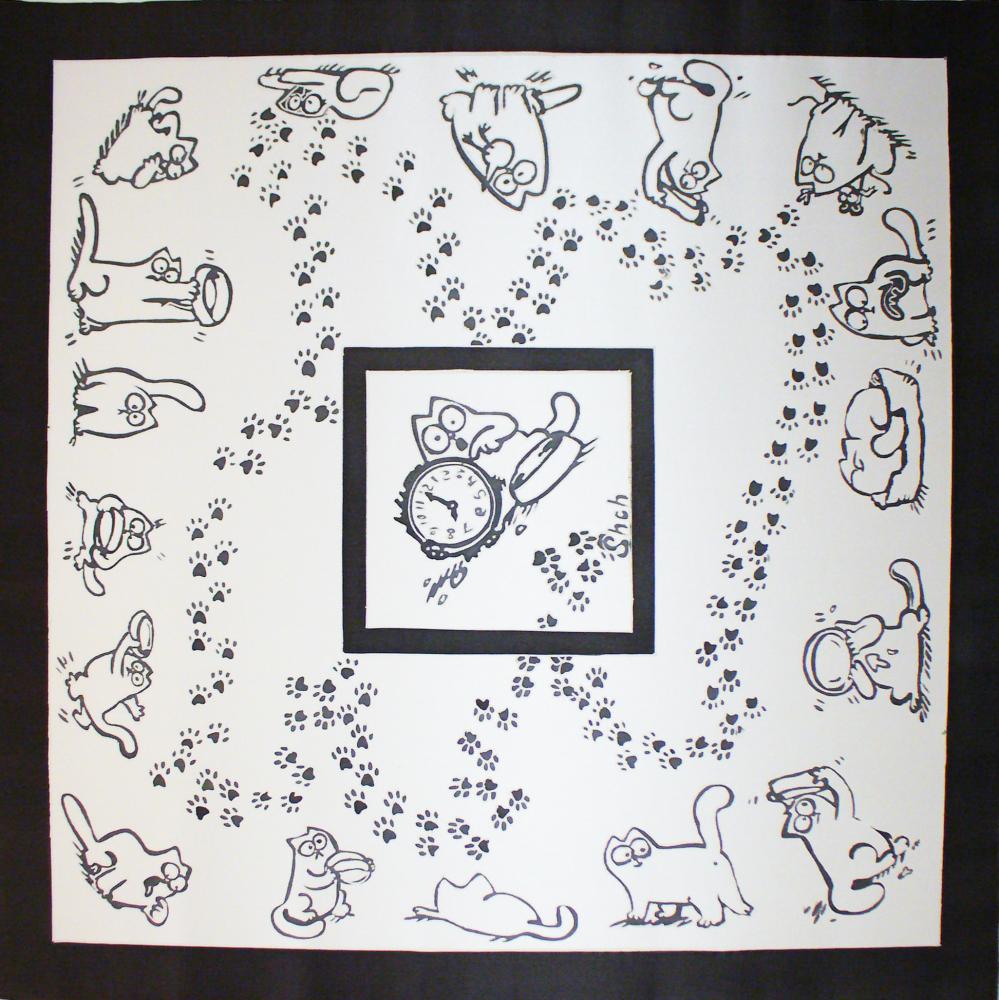 Платок "Кот Саймона"