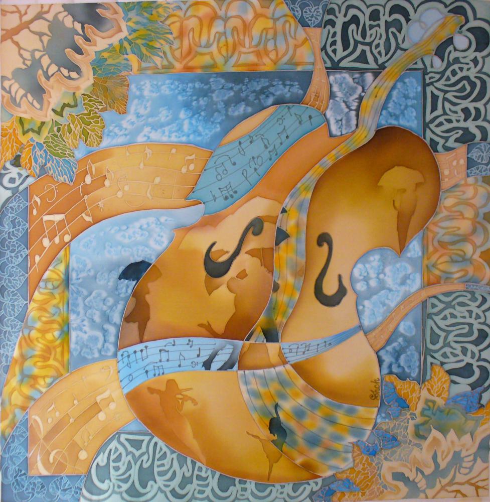 Платок "Музыка дождя"