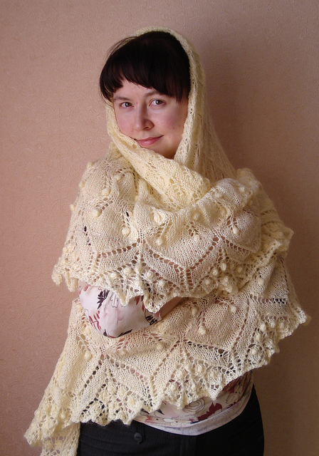  Aeolian lemon shawl