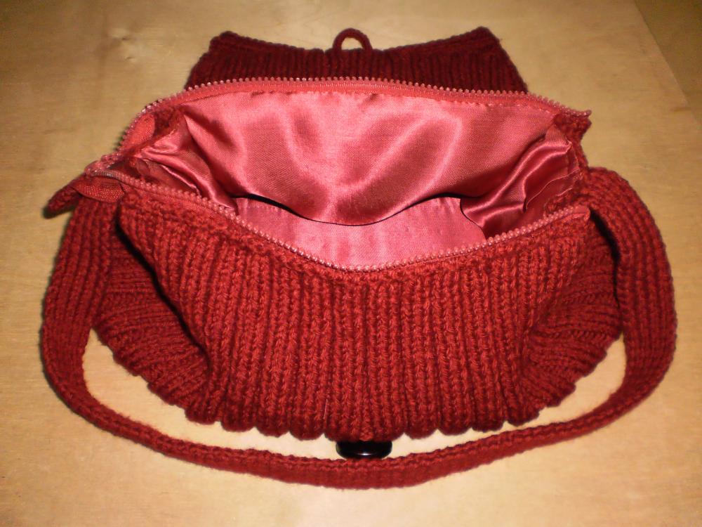 Вязаная сумка.