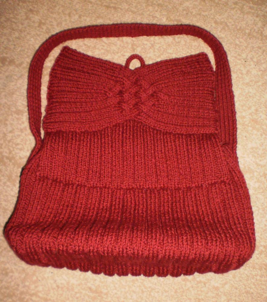 Вязаная сумка.