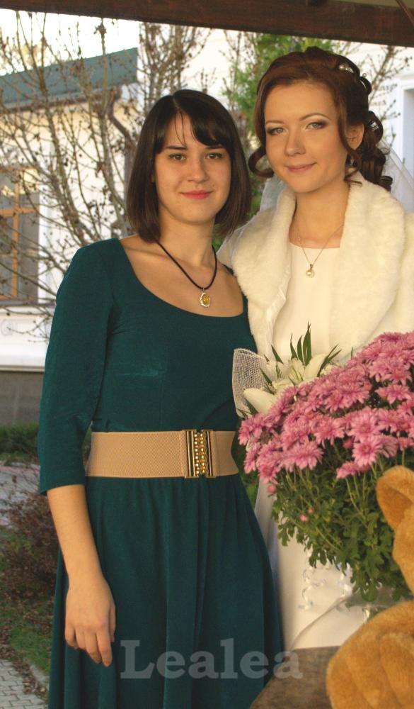 Трикотажное платье.